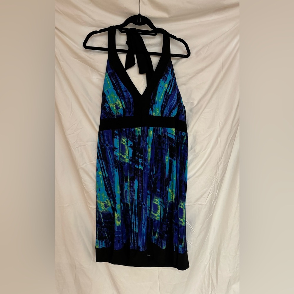 Empire waisted halter-top dress